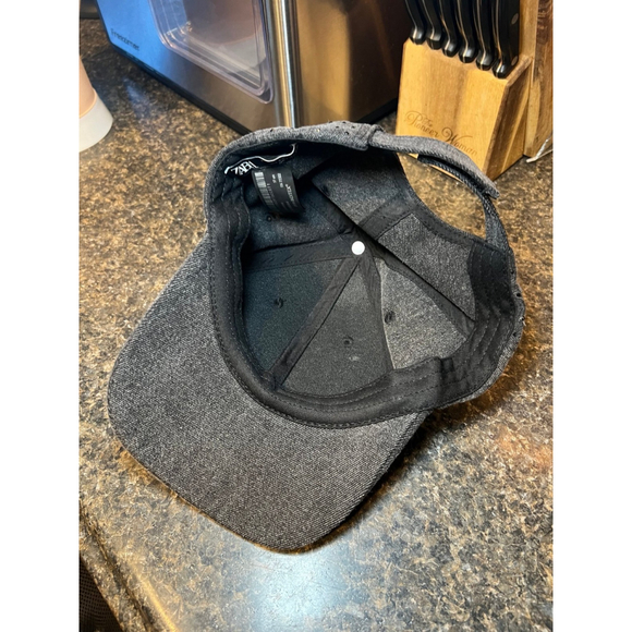 ZARA Grey Rhinestone Baseball Cap - Picture 7 of 11